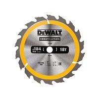 DEWALT DEWDT1938QZ Construction Circular Saw Blade 184 x 16mm x 18T