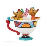 Disney Jaq & Gus In Tea Cup Figurine