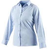 Dickies Workwear Ladies Oxford Short Sleeve Blouse (18, Sky Blue)