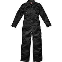 Dickies Wd4839 Redhawk Zip Front Coverall Black 48 T