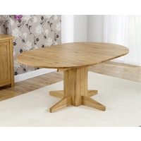 Dorchester 120cm Oak Round Extending Dining Table