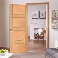 Door Set Kit, Latina Oak Flush Door