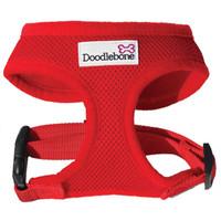 Doodlebone Mesh Dog Harness In Red