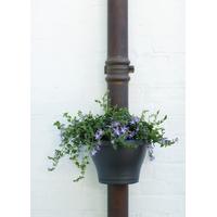 Drain Pipe Flower Pot, 24cm Drain Pipe Flower Pot Anthracite, 24cm