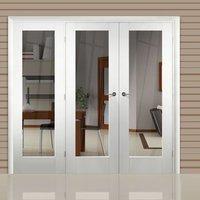 Easi-Frame White Door Set, GWPP10-COEOP20L, 2005mm Height, 2346mm Wide.