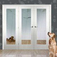 Easi-Frame White Door Set, GWPP10-COEOP16L, 2005mm Height, 2118mm Wide.