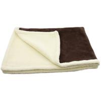 Earthbound Sherpa Chocolate Dog Blanket