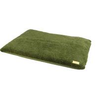 Earthbound Removable Waterproof Sherpa Dog Cage Green Mat