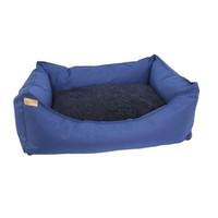 Earthbound Rectangular Removable Waterproof Blue Dog Bed