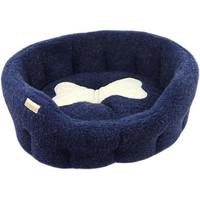 Earthbound Classic Bone Navy Dog Bed