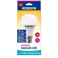 Ecozone Biobulb LED B22 Bayonet fitting Ambient Bulb 14 Watts