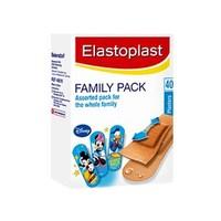 Elastoplast Family Assorted Pack for Whole Family 40 plasters