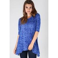 Emma Burn Out Effect Hanky Hem Top