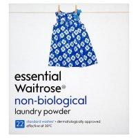 essential Waitrose non-biological powder, 22 washes