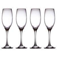 essential Waitrose champagne flutes, pack of 4