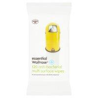 essential Waitrose anti-bacterial multi surface wipes