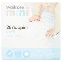 essential Waitrose nappies, size 5, junior, 11-25 kg