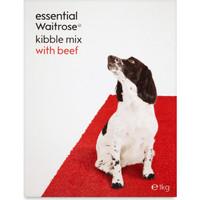 Essential Waitrose Kibble Mix With Beef Adult Dog Food