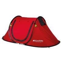 Eurohike Pop Up 200 SD 2 Man Tent, Red