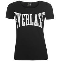 Everlast Large Logo Crew Neck T Shirt  Ladies