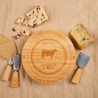 Family Name Cheeseboard and Knife Set