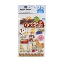 Farmyard Buddy 3D Stickers