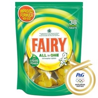 Fairy All In One Lemon Dishwasher 31 Capsules