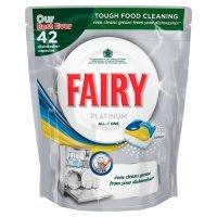 Fairy Platinum Dishwasher Lemon 37 Capsules