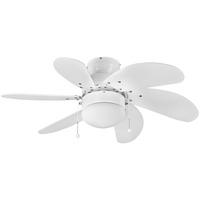 Fantasia EuroFans Atlanta 30" Ceiling Fan with White Blade & Light - White