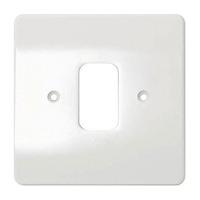 Faceplate MK 1 Gang Grid Front Plate - E35000