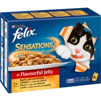 Felix Meat Sensations In Jelly Pouch Cat Food