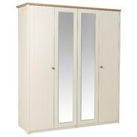 Findon 4 Door Mirrored Wardrobe