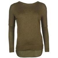 Firetrap Blackseal Khaki Knit Jumper