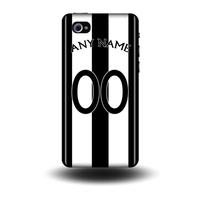 Football Strip Black and White - Personalised Phone Cases