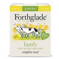 Forthglade Complete Meal Grain-Free Adult Dog - Lamb with Spring Veg & Mint - Saver Pack: 28 x 395g