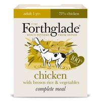 Forthglade Complete Meal Adult Dog - Chicken with Brown Rice - 18 x 395g