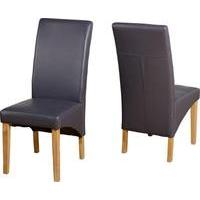 G1 Dining Room Chair In Grey Faux Leather