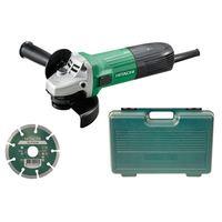 G12STX/J8 115mm Angle Grinder, Diamond Blade & Case 600 Watt 110 Volt