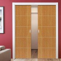 Gallery Tate Double Pocket Doors - Prefinished