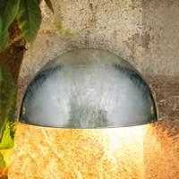 Galvanised Lepus wall light, IP23