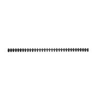 GBC Black ClickBind Binding A4 Spines 12mm Pack of 50 388064E