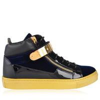 GIUSEPPE ZANOTTI Children Boys Coby Velvet Trainers