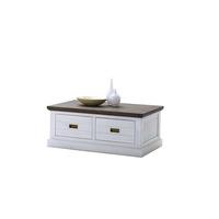 Gomera Coffee Table In White Acacia