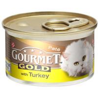 Gourmet Gold Pate With Turkey Cat Food 12 X 85g