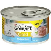 Gourmet Gold Savoury Cake Tuna In Gravy Adult Cat Food