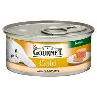 GOURMET Gold Adult Cat Terrine Salmon Wet Food Can