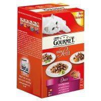 GOURMET® Mon Petit Adult Cat Duo Meat Menu Wet Cat Food Pouch