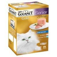 GOURMET® Gold Senior Cat Pate Selection Wet Food Can