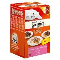 GOURMET Mon Petit Adult Cat Indulgent Meat Menu Wet Cat Food Pouch