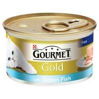 GOURMET Gold Adult Cat Pate Ocean Fish Wet Food Can